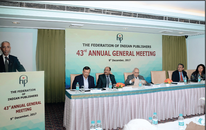 Federation of Indian Publishers' AGM 2017